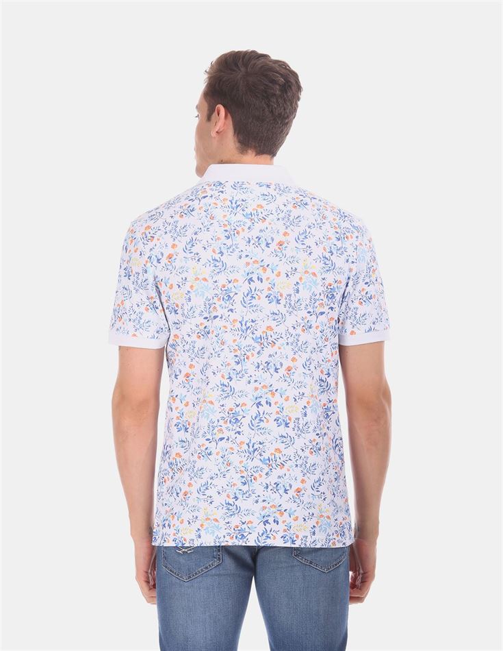 U.S.Polo Assn. Men Casual Wear White T-Shirt